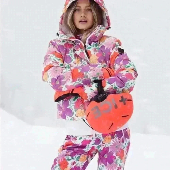 LoveShackFancy X Bogner Sella D Ski Jacket, New With Tags Size S - Picture 9 of 12